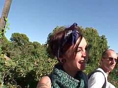 tatted Spanish French sizzling girl Down To Fuck