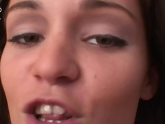 Cute Teenager Has Her Twat Filled With Jizz