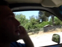 Gorda, Culo grande, Tetas grandes, Rubia, Tetona, Coche, Tetas naturales, Tetas