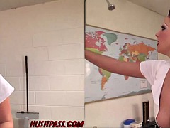 3d, デカパイ, フェラチオ, 茶髪の, 手コキする, 看護婦, ハメ撮り, オッパイの