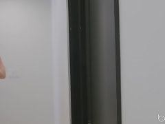 69, フェラチオ, 茶髪の, チン, 顔射, 毛深い, なめる, ピアス