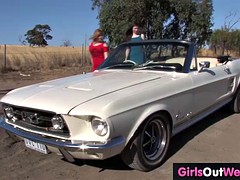 素人, 舐める尻, ブロンド, 茶髪の, 指いじり, レズビアン, オナニー, ティーン