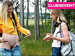 18, 美女, ブロンド, クラブ, 指いじり, ハードコア, レズビアン, なめる