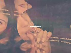 Nana, Grosse bite, Sucer une bite, Brunette brune, Tir de sperme, Branlette thaïlandaise, Suçant, Nénés