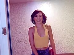 ベッドルーム, デカパイ, 着衣女と全裸男, 衣服着たままセックス, 口内発射, バック, 熟年, 禁句