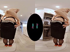 3d, デカパイ, ブロンド, 茶髪の, 淫乱熟女, ハメ撮り, 現実, オッパイの