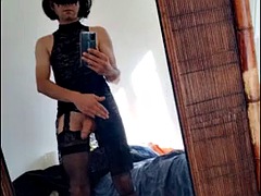 素人, デカチン, 女装男装, イく瞬間, フランス人, ゲイ, 手コキする, 下着