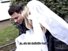 Gehörnter ehemann, Milf, Geld, Realität, Strümpfe, Tätowierung, Hochzeit