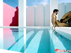 Asiatique, Chinoise, Hard, Seins naturels, De plein air, Chatte, Adolescente, Nénés