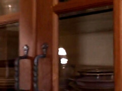 アメリカ人, 美人, デカパイ, チン, 足, 足フェチ, キッチン, 剃毛