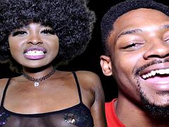 BLACK PORN VIDEO... THE SEXY SLIM THICK SWITCHY PERFORMER FUCKED BY STRETCH: Porn