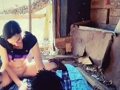 Amateur, Noire, Sucer une bite, Queue, En levrette, Interracial, Maman, Épouse