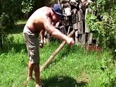 Kont, Mooie dikke vrouwen, Grote kont, Blond, Pijpbeurt, Omie, Buiten, Tieten likken