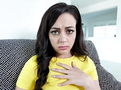 Bruinharig, Sperma in gezicht, Harig, Tiener, Tieten likken