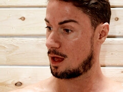 Zwart, Lul, Handbeurt, Saunazaal, Shemale, Kort haar, Tieten likken, Nat