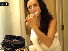 Kont, Grote mammen, Pijpbeurt, Bruinharig, Sperma shot