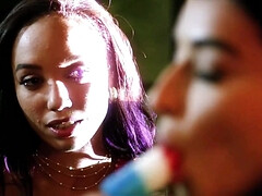 Enthousiasteling, Pijpbeurt, Sperma, Hondjeshouding, Zwart, Duits, Ondergoed, Trio