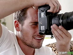 Scarlett Mae: Project Cumway - Lingerie & Facial