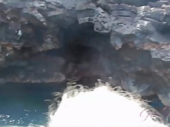 ブロンド, 彼女, ヌード, 小柄, 喫煙, ティーン, オッパイの, 濡れ