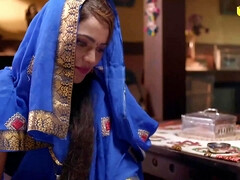 Grote kont, Bruinharig, Indisch, Vrouw