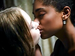 Arsch, Schlafzimmer, Fingern, Interrassisch, Lesbisch, Lingerie, Muschi, Jungendliche (18+)