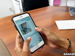 Verga grande, Polla, Ébano, Comida, Gafas, Oficina, Pov, Secretaria