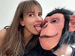 18 jahre, Grosser arsch, Blasen, Braunhaarige, Hundestellung, Natürlichen titten, Jungendliche (18+), Titten