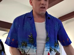 美女, デカパイ, ぽちゃ, タトゥー, 三人, オッパイの