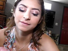 お尻, フェラチオ, 茶髪の, バック, ラティーナ, なめる, ピアス, オマンコ