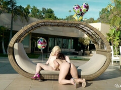 Stellung 69, Arsch, Latina, Lecken, Lingerie, Im freien, Piercing, Titten