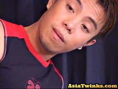 Asian twinks showering exchanging bjs before 69 in bed