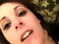 Cul, Sucer une bite, Brunette brune, Éjaculation interne, Queue, Léchez, Pov, Chatte