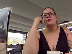 素人, アナル, ぽっちゃり, イく瞬間, ヨーロピアン, デブ, オナニー, 現実