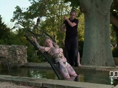 ブロンド, 服従, フェティッシュ, アウトドア, パンティ, 禁句, タトゥー, オッパイの