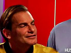 Gros seins, Noire, Tir de sperme, Double pénétration, Noir ébène, Groupe, Plan cul à trois, Nénés