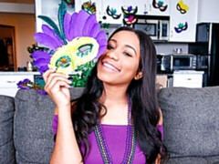 Grote kont, Grote mammen, Zwart, Pijpbeurt, Zwart, Handbeurt, Interraciaal, Natuurlijke tieten