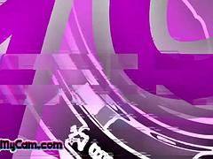 Enthousiasteling, Aziatisch, Lieveling, Bruinharig, Japaans, Masturbatie, Tiener, Tieten likken