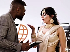 Big cock trailer with sultry Rebecca Volpetti and Aaliyah Yasin from Let'sDoeIt