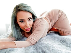 Passionate inked blonde Lauren Pixie is enjoying intensive sex