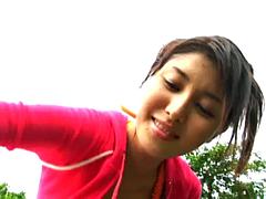 Asiático, Chica, Japonés