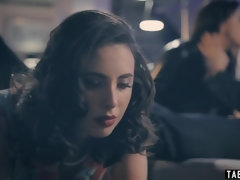 お尻, フェラチオ, 茶髪の, 女 人男 人, ゴム, ポルノスター, 禁句, ティーン