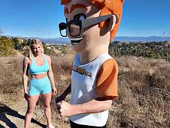 ブロンド, フェラチオ, イく瞬間, 手コキする, オナニー, 淫乱熟女, 馬乗り, 剃毛