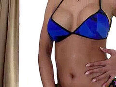 アジア人, イく瞬間, ヒール, レディボーイ, 下着, オナニー, シーメール