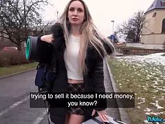 Enrapturing blond micky muffin arches over & rails martin's cock to earn some cash - fakehub