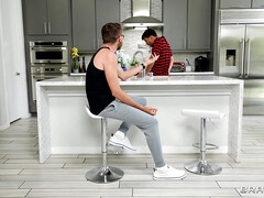 お尻, 黒人, フェラチオ, チン, ハードコア, 異人種間, オマンコ, 濡れ