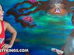 Scarlett Sage gets a free-for-all tattoo if she sucks Tony Rubino's dick in front of Adriana Maya - reality kings