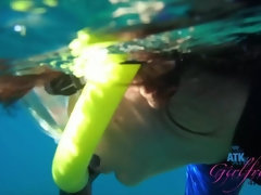 Bikini, Rubia, Despelote, Comida, Desnudo, Pov, Tetas, Mojado