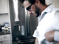 デカチン, フェラチオ, 茶髪の, イマラチオ