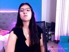 Amateur, Fait maison, Fille latino, Masturbation, Seins naturels, Solo, Adolescente, Webcam