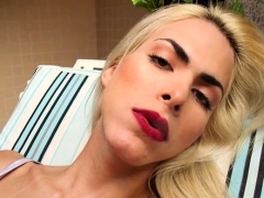 Sadomasochismus, Grosse titten, Blasen, Im freien, Transfrau